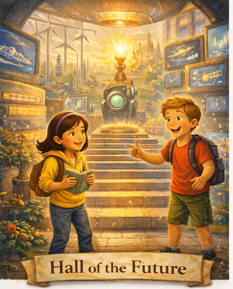 Storybook illustration: The throne is no longer empty.